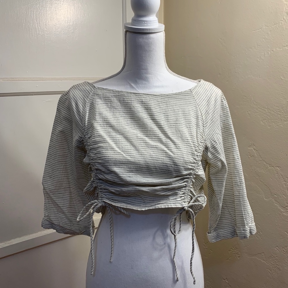 Zara ruched crop